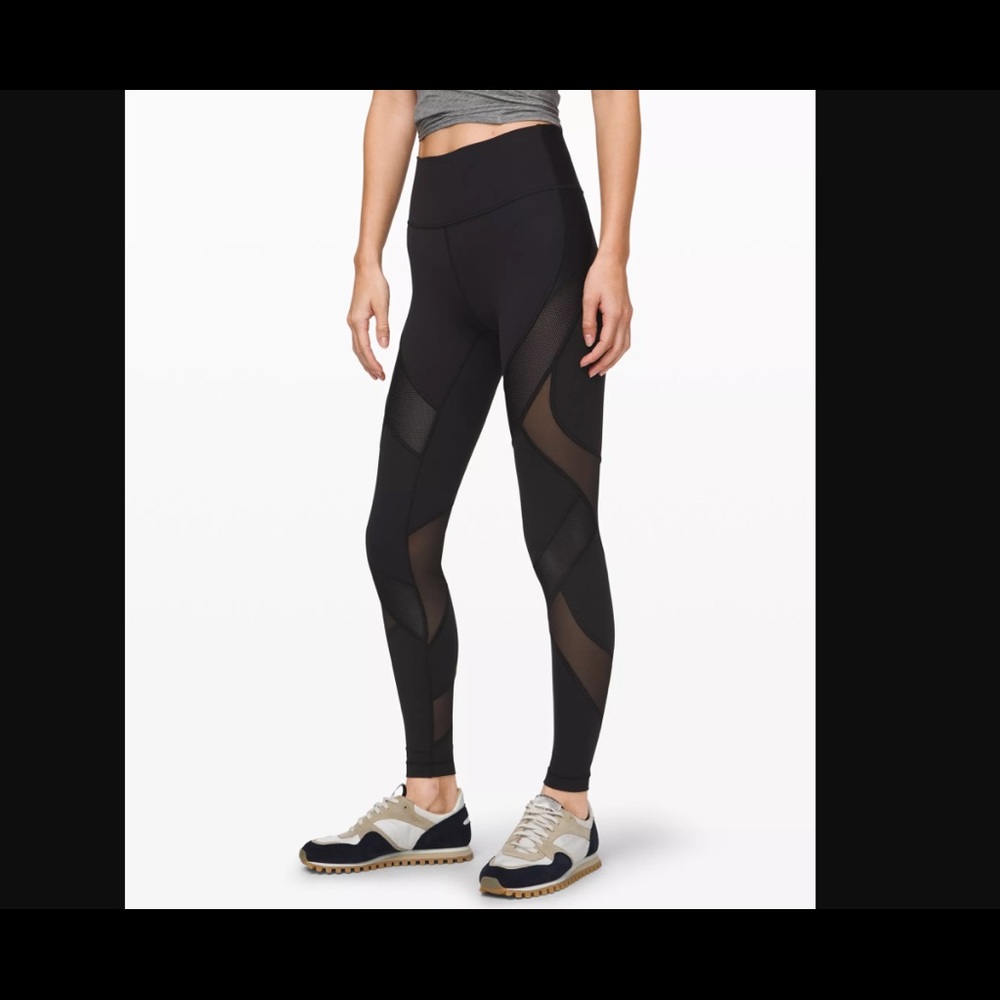 Lululemon WUNDER UNDER HIGH-RISE TIGHT *MESH 28"